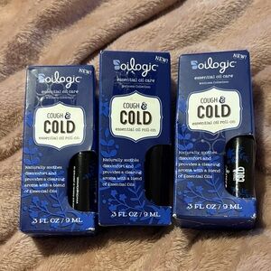 Cough & Cold Essential Oil Roll-On - Blue lot of 3